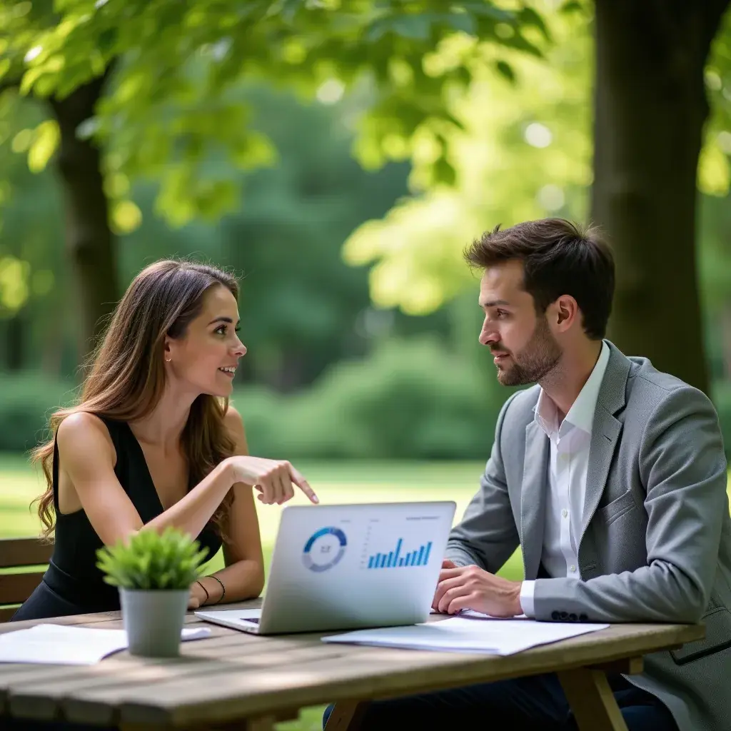 Visualisierung von Beratungsstufen und Preismodellen für Dienstleistungen.